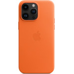 Apple Leather Case Iphone 14 Pro Max With Magsafe Orange - (MPPR3ZMA)