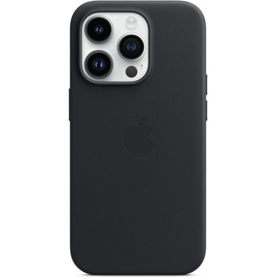Apple Leather Case Iphone 14 Pro With Magsafe Midnight - (MPPG3ZMA)