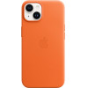 Apple Leather Case Iphone 14 With Magsafe Orange - (MPP83ZMA)