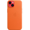 Apple Leather Case Iphone 14 With Magsafe Orange - (MPP83ZMA)