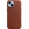 Apple Leather Case Iphone 14 With Magsafe Umber - (MPP73ZMA)