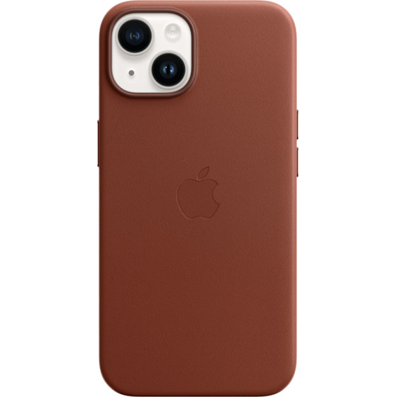 Apple Leather Case Iphone 14 With Magsafe Umber - (MPP73ZMA)