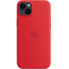 Apple Silicone Case Iphone 14 Plus With Magsafe (PRODUCT)Red - (MPT63ZMA)