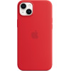 Apple Silicone Case Iphone 14 Plus With Magsafe (PRODUCT)Red - (MPT63ZMA)