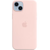 Apple Silicone Case Iphone 14 Plus With Magsafe Chalk Pink - (MPT73ZMA)