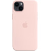 Apple Silicone Case Iphone 14 Plus With Magsafe Chalk Pink - (MPT73ZMA)