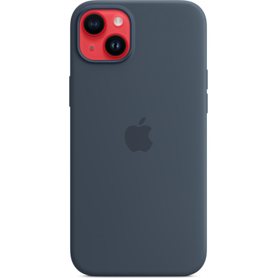 Apple Silicone Case Iphone 14 Plus With Magsafe Storm Blue - (MPT53ZMA)
