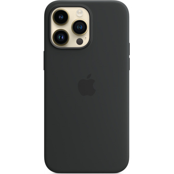 Apple Silicone Case Iphone 14 Pro Max With Magsafe Midnight - (MPTP3ZMA)
