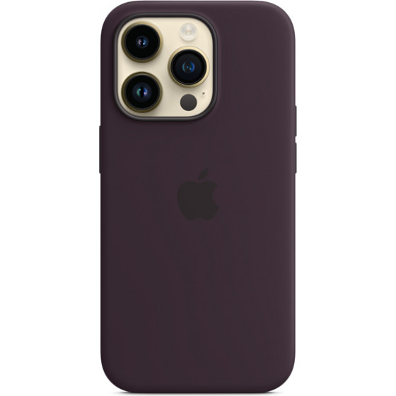 Apple Silicone Case Iphone 14 Pro With Magsafe Elderberry - (MPTK3ZMA)