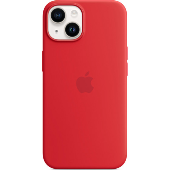 Apple Silicone Case Iphone 14 With Magsafe (PRODUCT)Red - (MPRW3ZMA)