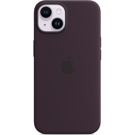 Apple Silicone Case Iphone 14 With Magsafe Elderberry - (MPT03ZMA)