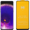 Idol 1991 Tempered Glass Oppo Find X5 Lite 6.43'' 9H 0.25mm 9D Full Glue Special Semi Curved BLACK - (5205308322655)