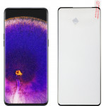 Idol 1991 Tempered Glass Oppo Find X5 6.55'' 9H 0.30mm 3D Edge Glue Semi Curved Finger Unlock BLACK - (5205308322631)