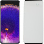Idol 1991 Tempered Glass Oppo Find X5 6.55'' 9H 0.25mm 3D Full Glue Semi Curved Finger Unlock Black + Squeezy CARD - (5205308322648)