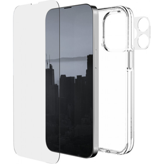 Raptic 3 in 1 Premium Pack Apple iPhone 13 Pro (Case/Tempered Glass/Lens Glass) - (469920)