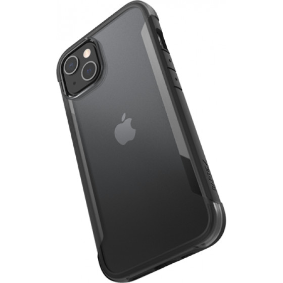Raptic Case Polycarbonate Biodegradable Apple iPhone 13 Black/Clear - (472180)