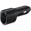Samsung Car Charger Adaptor USB/Type-C 40W Black - (EP-L4020NBEGEU)