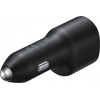 Samsung Car Charger Adaptor USB/Type-C 40W Black - (EP-L4020NBEGEU)