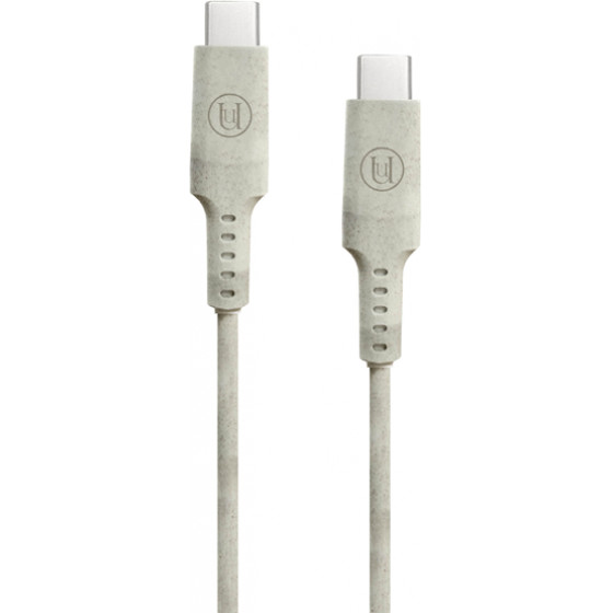 Uunique Eco Friendly USB C to USB C Cable White - (UUECOCABL2)