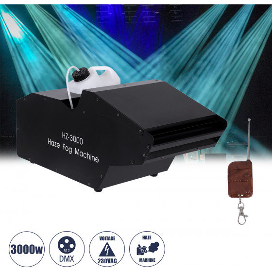 GloboStar Griffin ������������� ���������� ������ Haze Machine - ��� �������-������� 3000W Ac 220V-240V DMX512 Display On Body & �������� ����������� - ����� - L66 x W28.5 x H36cm - (51173)