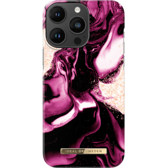Ideal Of Sweden ���� Fashion Case Iphone 14 Pro Max Golden Ruby Marble - (IDFCAW21-I2267P-319)