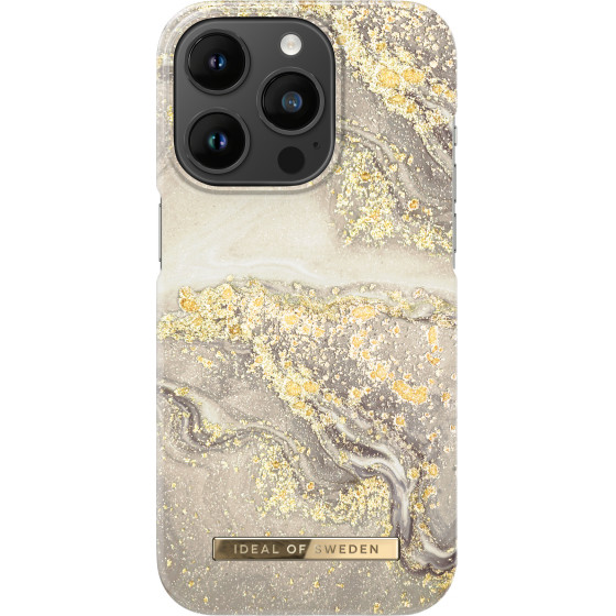 Ideal Of Sweden ���� Fashion Case Iphone 14 Pro Sparkle Greige Marble - (IDFCSS19-I2261P-121)