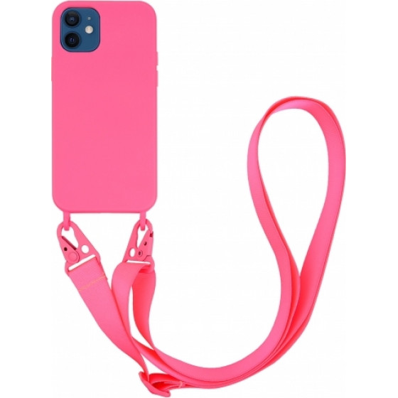 Vivanco Necklace Cover Iphone 12 / 12 Pro Pink Backcover - (62762)