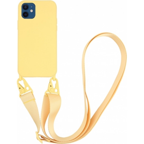 Vivanco Necklace Cover Iphone 12 / 12 Pro Yellow Backcover - (62764)