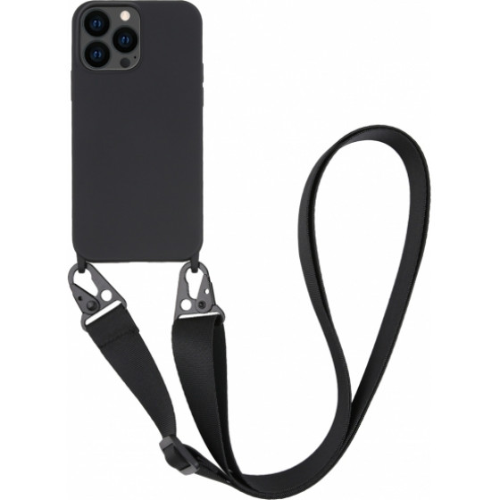 Vivanco Necklace Cover Iphone 13 Pro Black Backcover - (62923)