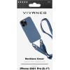 Vivanco Necklace Cover Iphone 13 Pro Blue Backcover - (62925)