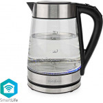 Nedis WIFIWK10CGs Smartlife Electric Kettle 1.7L GLASS