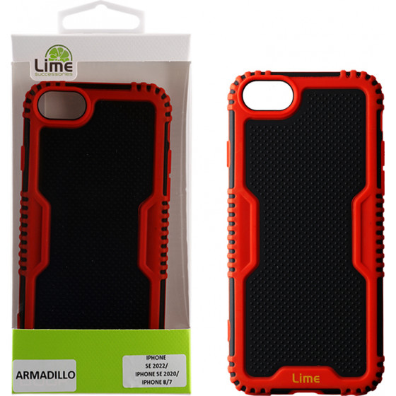 Lime ���� Iphone Se 2022/Iphone Se 2020/Iphone 8/7 4.7'' Armadillo Full Camera Protection RED