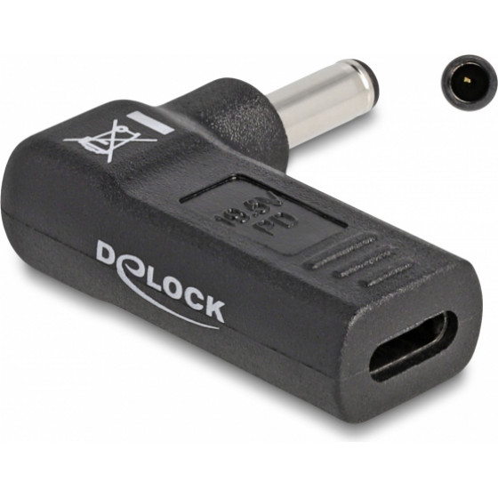 DeLock ���������� ����������� USB-C �� Dell 4.5x3mm, 90�, ������ - (60007)