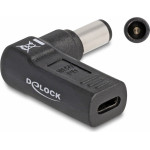 DeLock ���������� ����������� USB-C �� Dell 7.4x5mm, 90�, ������ - (60008)