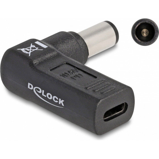 DeLock ���������� ����������� USB-C �� Dell 7.4x5mm, 90�, ������ - (60008)
