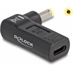 DeLock ���������� ����������� USB-C �� Hp 4.8x1.7mm, 90�, ������ - (60006)