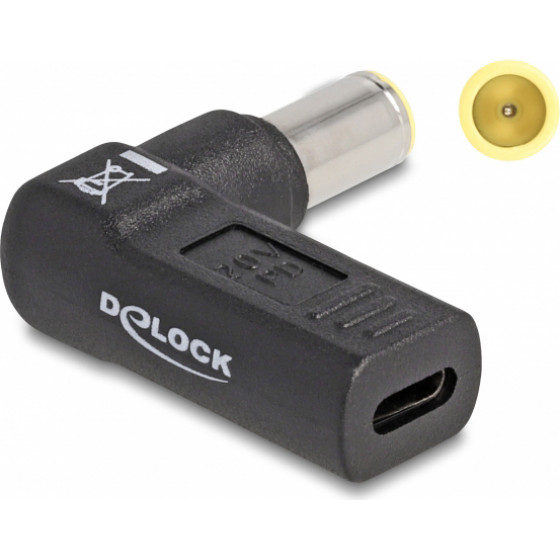 DeLock ���������� ����������� USB-C �� Ibm 7.9x5.5mm, 90�, ������ - (60012)