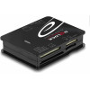 DeLock Card Reader ��� Micro SD/SD/CF/MS/xD/M2, ����� - (91007)
