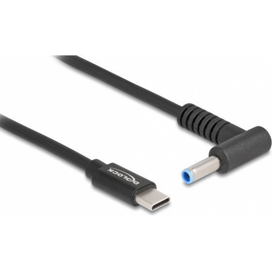 DeLock ������� ����������� USB-C �� Hp 4.5x3.0mm, 1.5m, ����� - (87971)