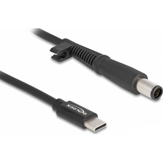 DeLock ������� ����������� USB-C �� Hp 7.4x5.0mm, 1.5m, ����� - (87972)