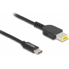 DeLock ������� ����������� USB-C �� Lenovo 11x4.5mm, 1.5m, ����� - (87970)