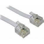 Powertech ������� ��������� RJ11 6P4C 2m, ����� - (CAB-T002)