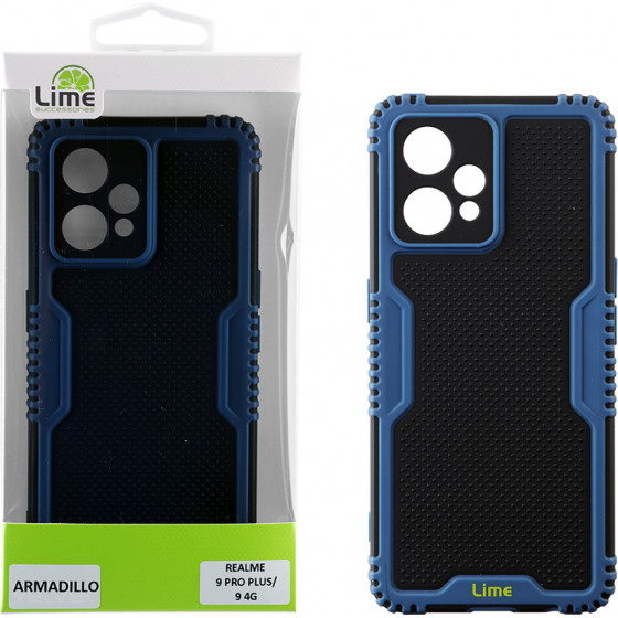Lime ���� Realme 9 Pro PLUS/9 4G 6.4'' Armadillo Full Camera Protection BLUE