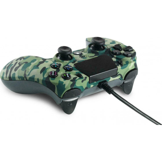 Spartan Gear - Hoplite Wired Controller (compatible with PC and playstation 4) (colour: Green Camo)
