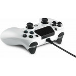 Spartan Gear - Hoplite Wired Controller (compatible with PC and playstation 4) (colour: White)