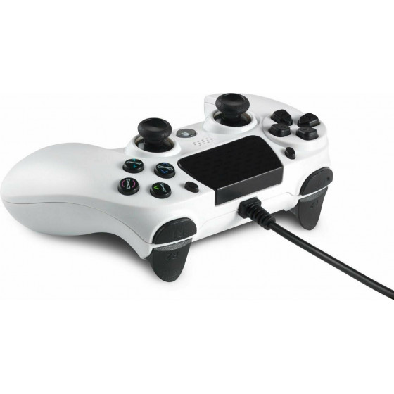 Spartan Gear - Hoplite Wired Controller (compatible with PC and playstation 4) (colour: White)