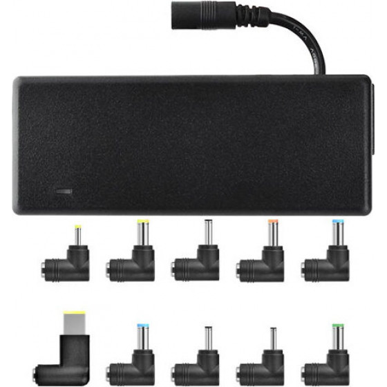 LAMTECH UNIVERSAL NOTEBOOK ADAPTER 90W 19V-20V 10 TIPS - (LAM100037)