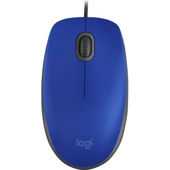 Logitech Mouse M110 SILENT- Blue - (910-006758)