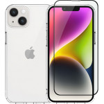 Vivid Set Tpu Case + Full Face Tempered Glass Apple Iphone 14 Plus Black - (VIGELLY295GLASSBK)