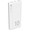 Silicon Power Power Bank QP15, 10000mAh, 2x Usb & Usb Type-C, 3A, ����� - (SP10KMAPBKQP150W)